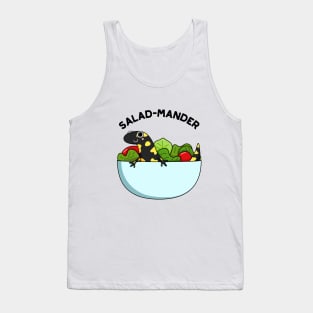 Salad-mander Funny Salamander Pun Tank Top